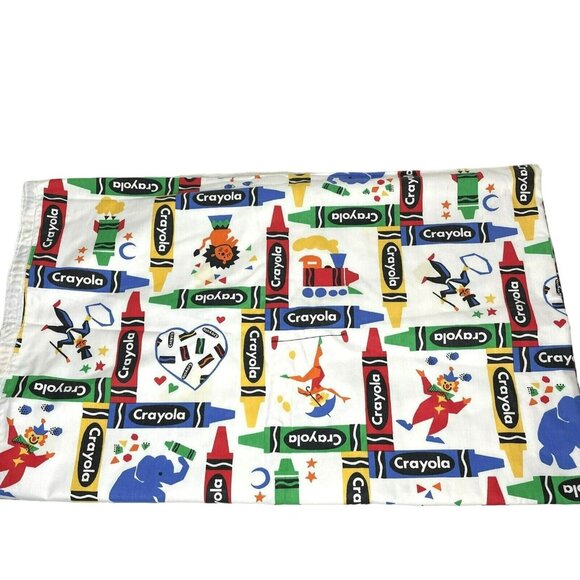 Handmade Other - Vintage Handmade Crayola Crayons Blanket Bed Throw Primary Colorful 54" x  44"